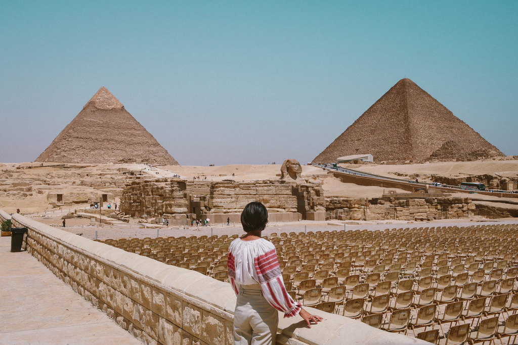Египет, пирамиды и сфинкс