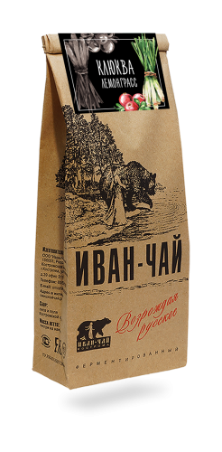 Иван-чай гранулированный с клюквой и лемонграссом