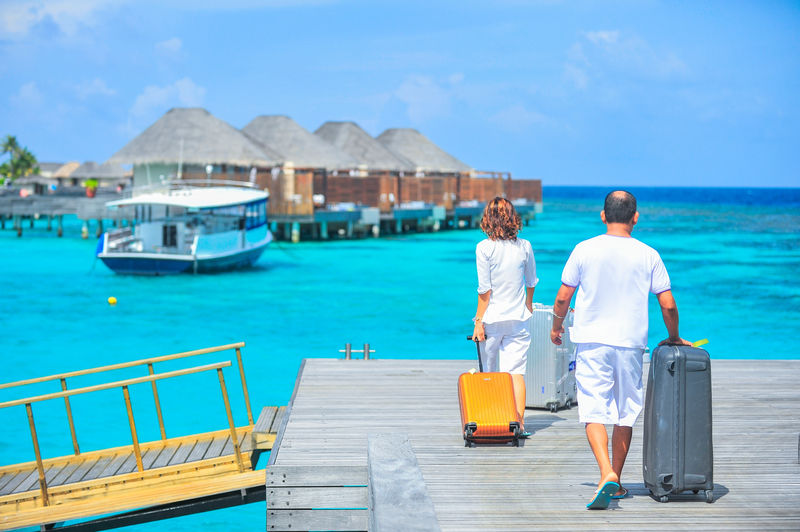 Туристы на Мальдивах