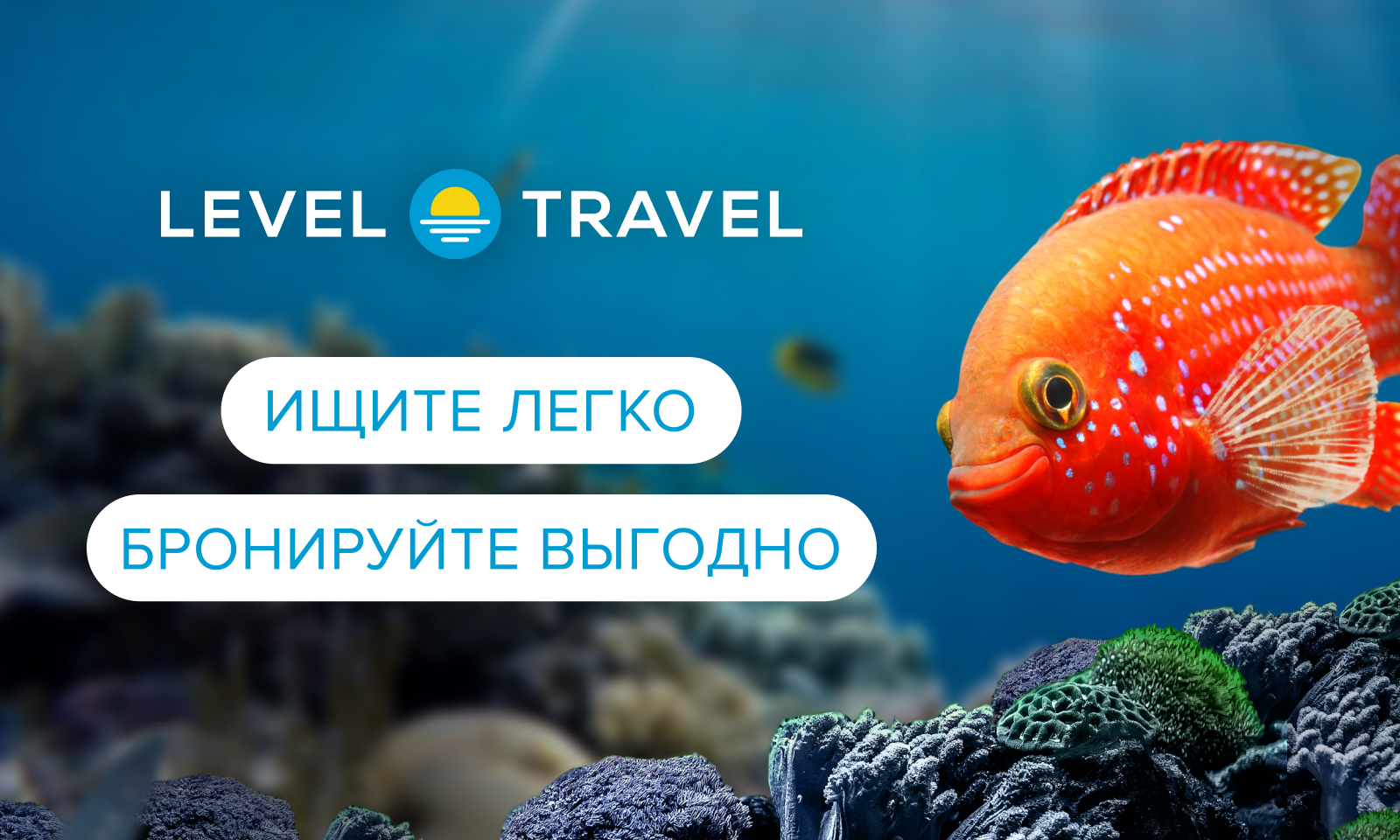 Онлайн сервис бронирования туров и отелей Level.Travel